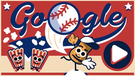 Baseball Seams Tee - White. . Google doodle baseball world